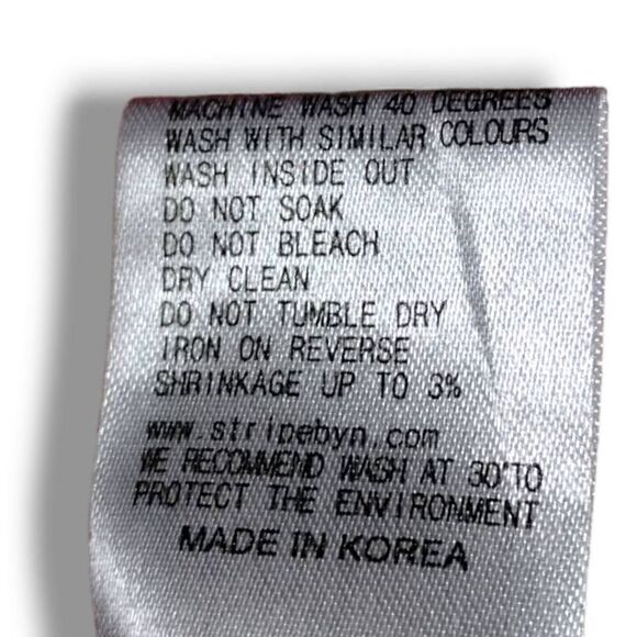 Stripe by N Womens Unisex Tee Shirt Size Small Bonjour Red White Stripes Cotton - Picture 10 of 12